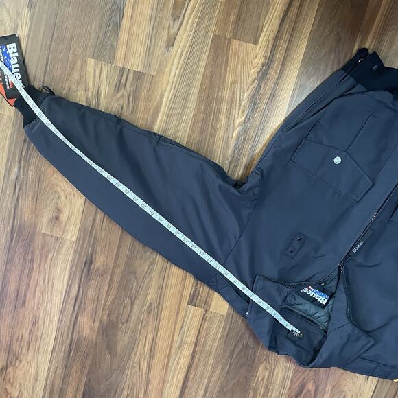 NWT Blauer 6110 B.Dry B.Warm FD Lightweight Nylon Bomber Jacket Men’s M - Black - Picture 11 of 11